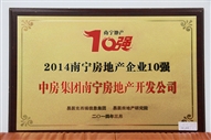 A2、2014南寧房地產(chǎn)企業(yè)10強(qiáng)