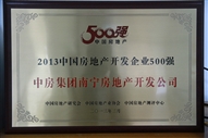 A4、2013中國(guó)房地產(chǎn)開(kāi)發(fā)企業(yè)500強(qiáng)